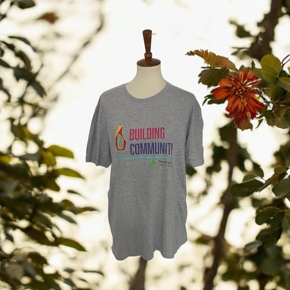 Gildan Tops - The Little Free Library Volunteer T-Shirt * Building Community * New without Tag